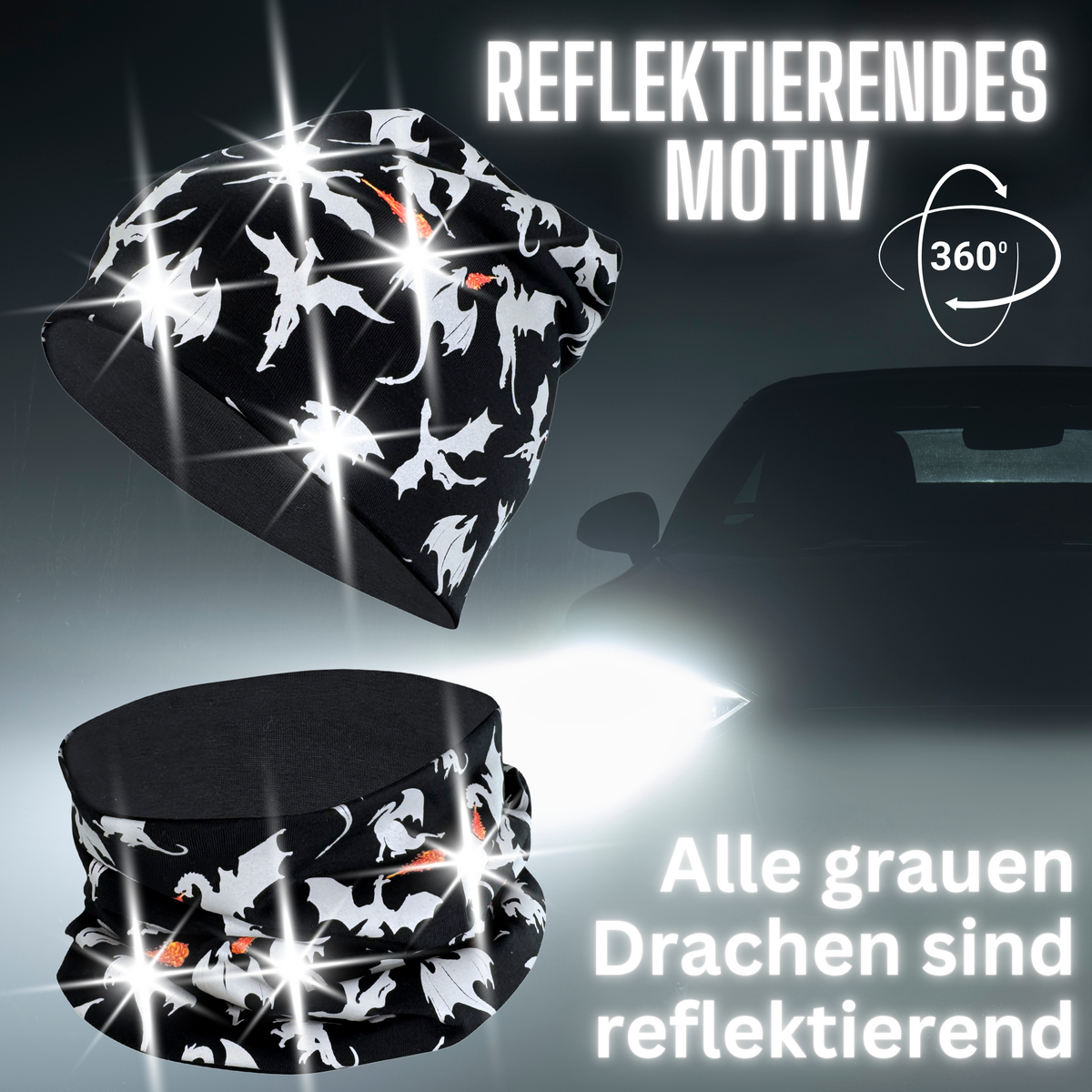 Mütze & Schal "Reflektoren"